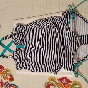 Beach Bump 2 piece tankini maternity swimsuit size Small